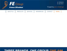 Tablet Screenshot of fe-group.com